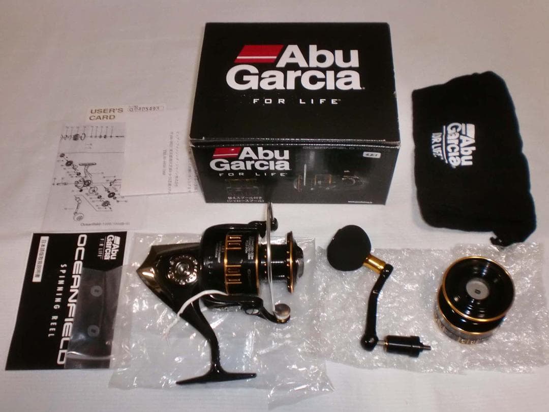 アブガルシア　オーシャンフィールド《５０００／５０００Ｓ》浅溝スプール付き 新品