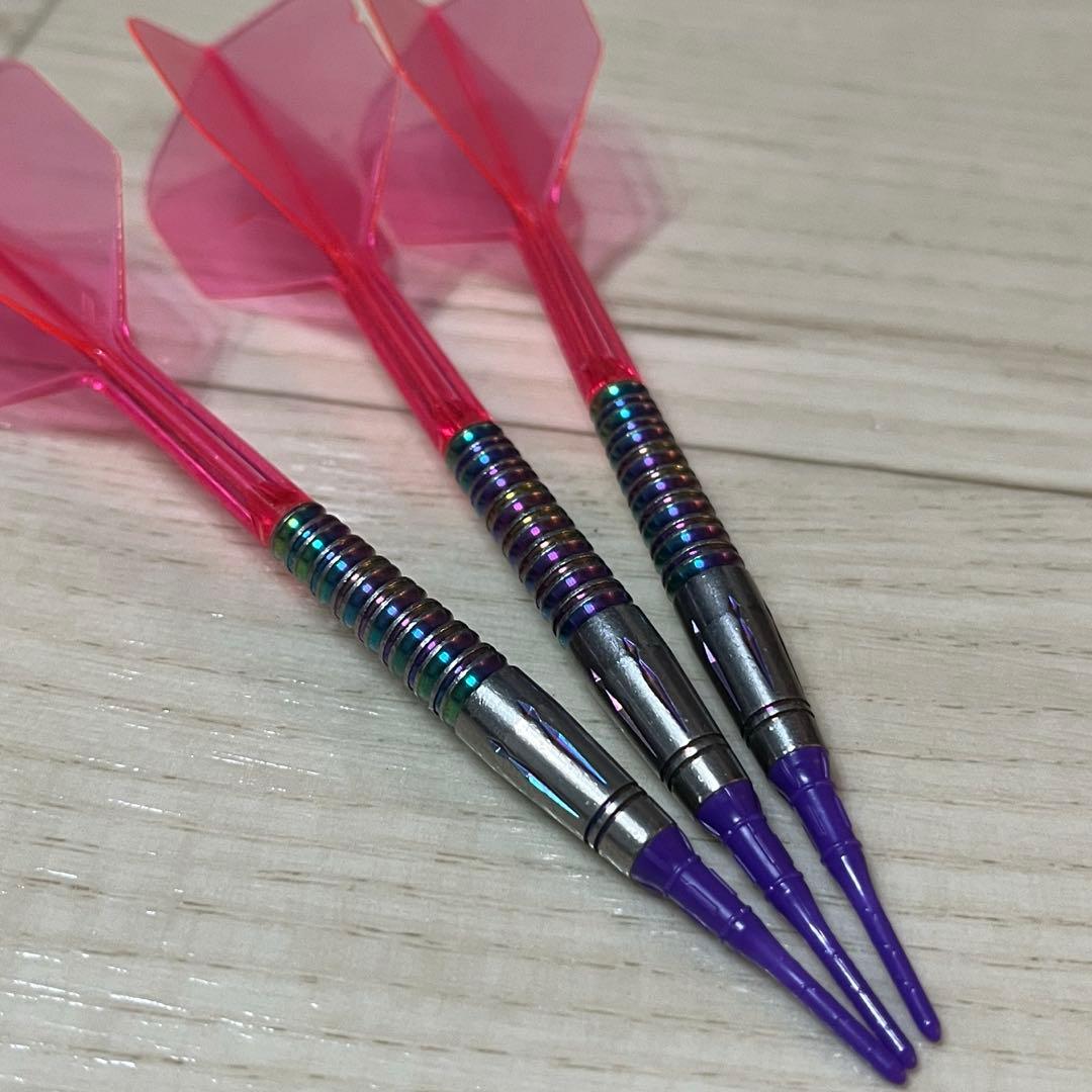 【最新】ダーツ バレル リエル7 19g レインボー 清水舞友選手RIELL7