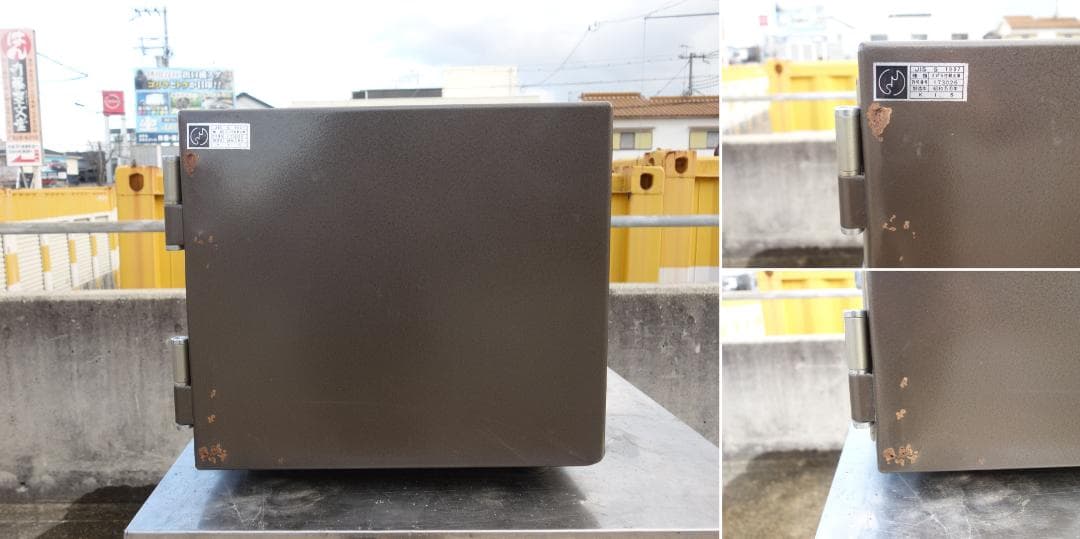 【中古】M▽デリカレオ 耐火金庫 ダイヤル式 36.1kg (39437)