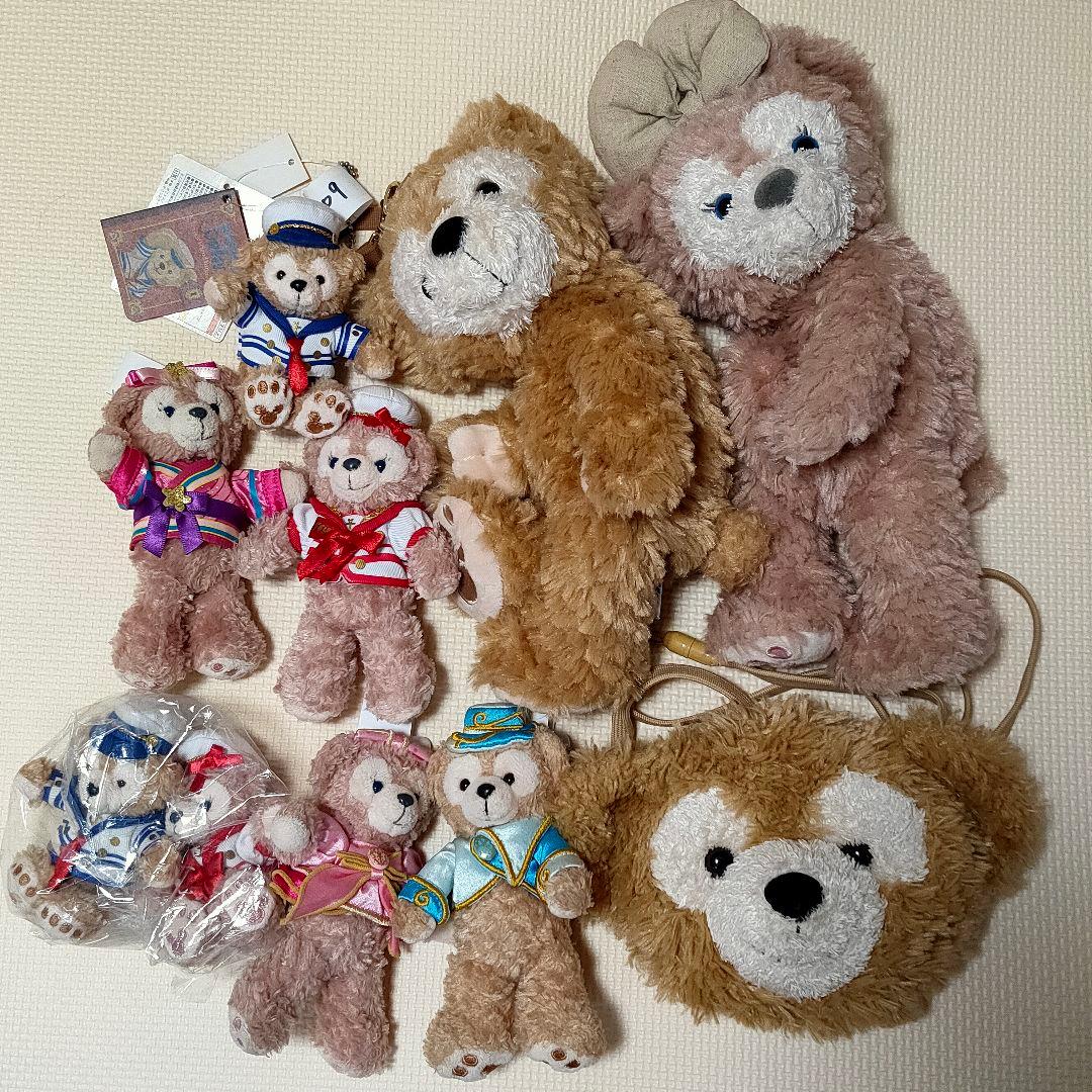 ダッフィー＆シェリーメイ　ぬいバ　ぬいポーチ　まとめ売り01