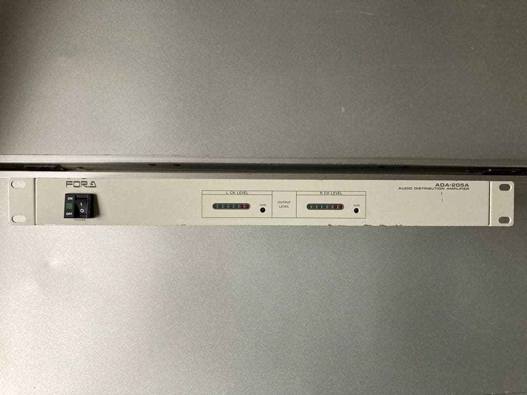 FOR.A 朋栄 ADA-205 XLR バランス アナログ ステレオ アンプ