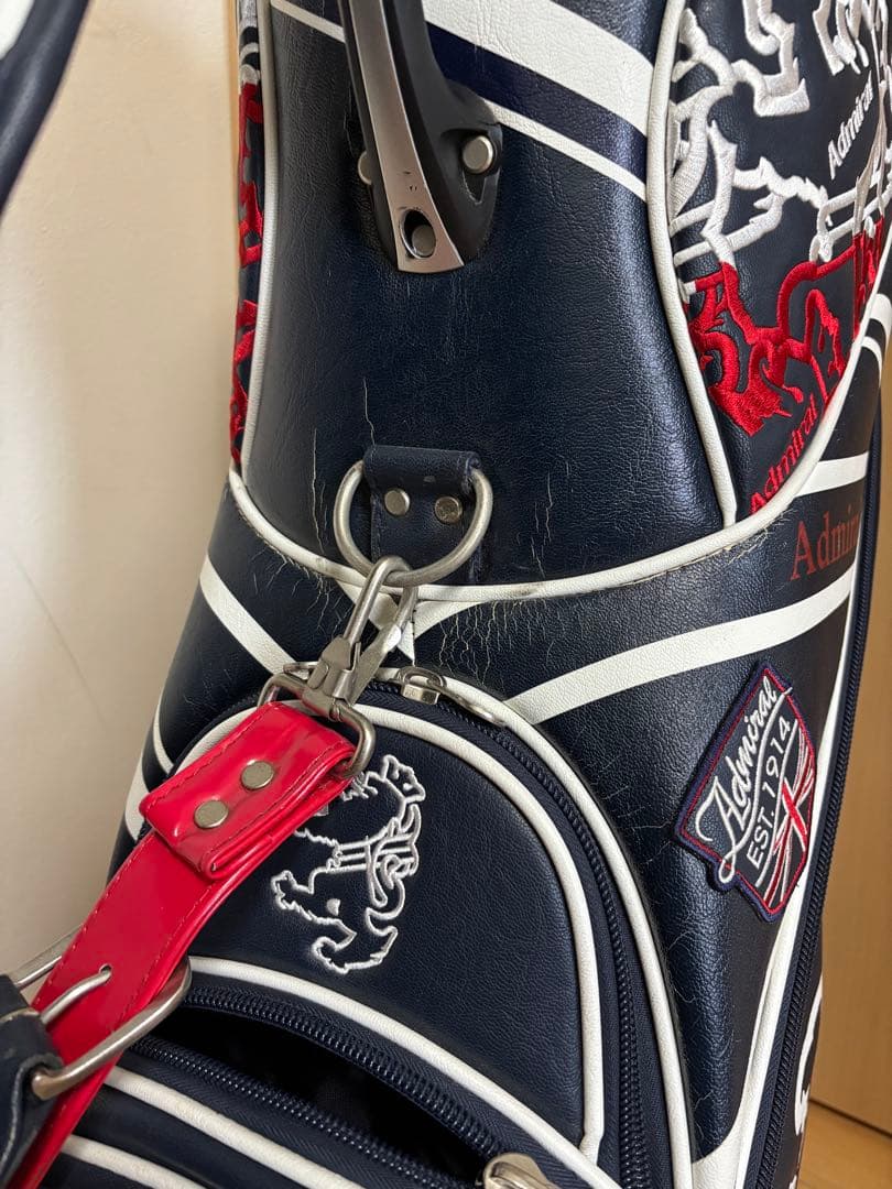 Admiral キャディバッグ ユニオンジャックデザイン