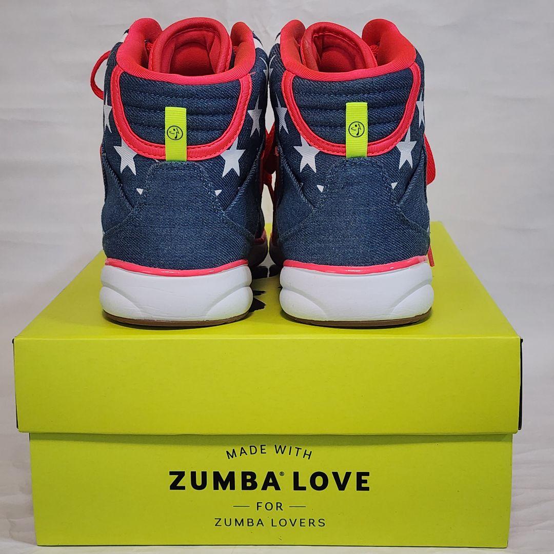 ZUMBA Energy Star US10 デニム ダンスシューズ 27 ①