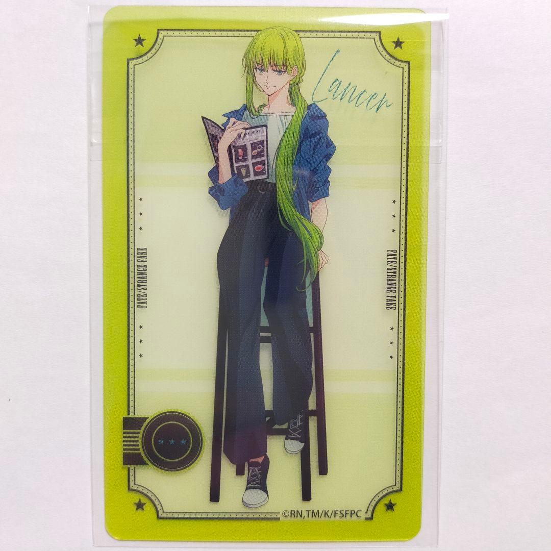 ランサー Fate strange Fake cafe 缶バッジ アクスタ