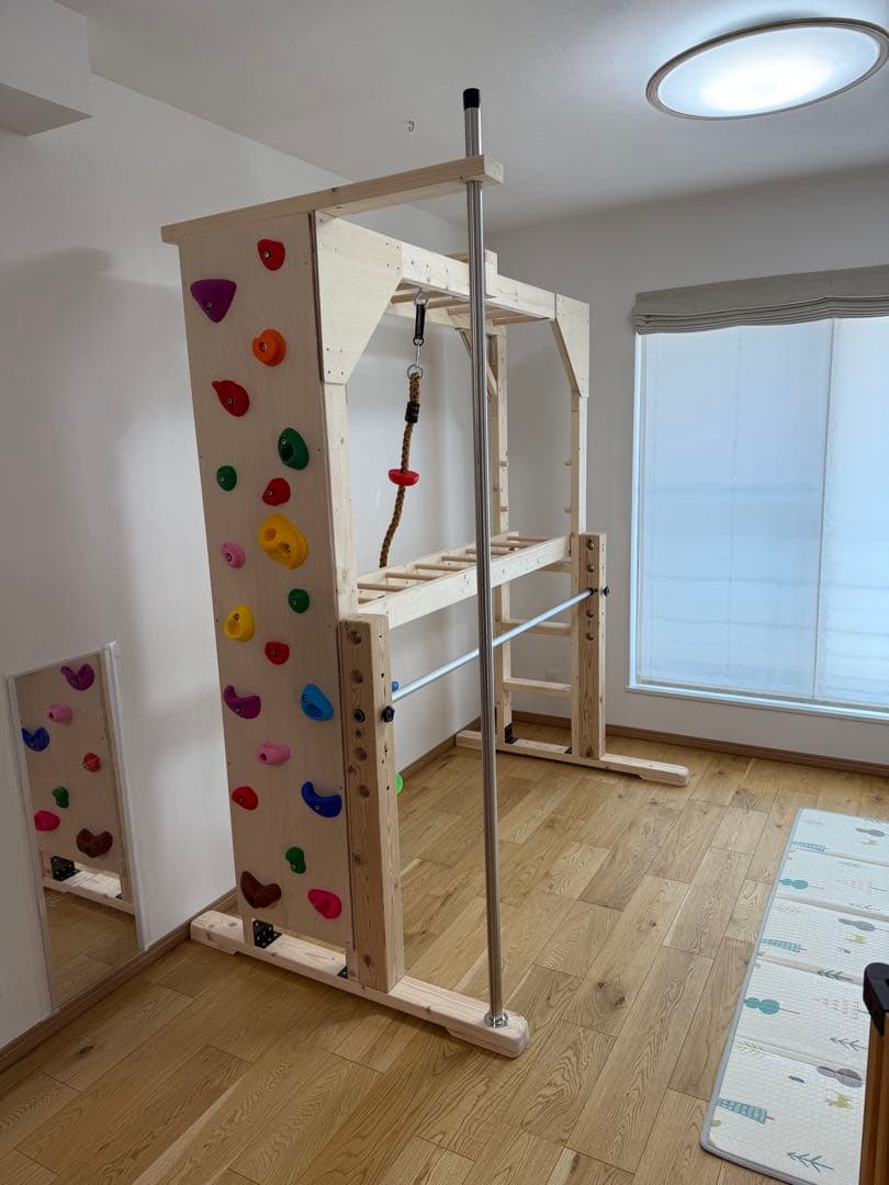 うんてい　室内うんてい　雲梯　知育うんてい　ボルダリング