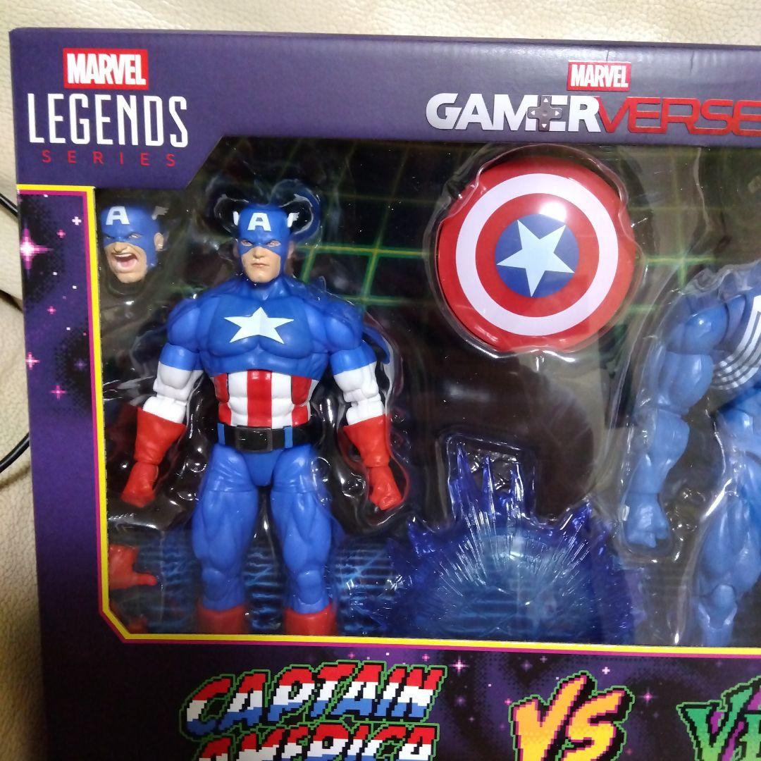 レア マーベルレジェンド キャプテン・アメリカ vs ヴェノム 6インチ