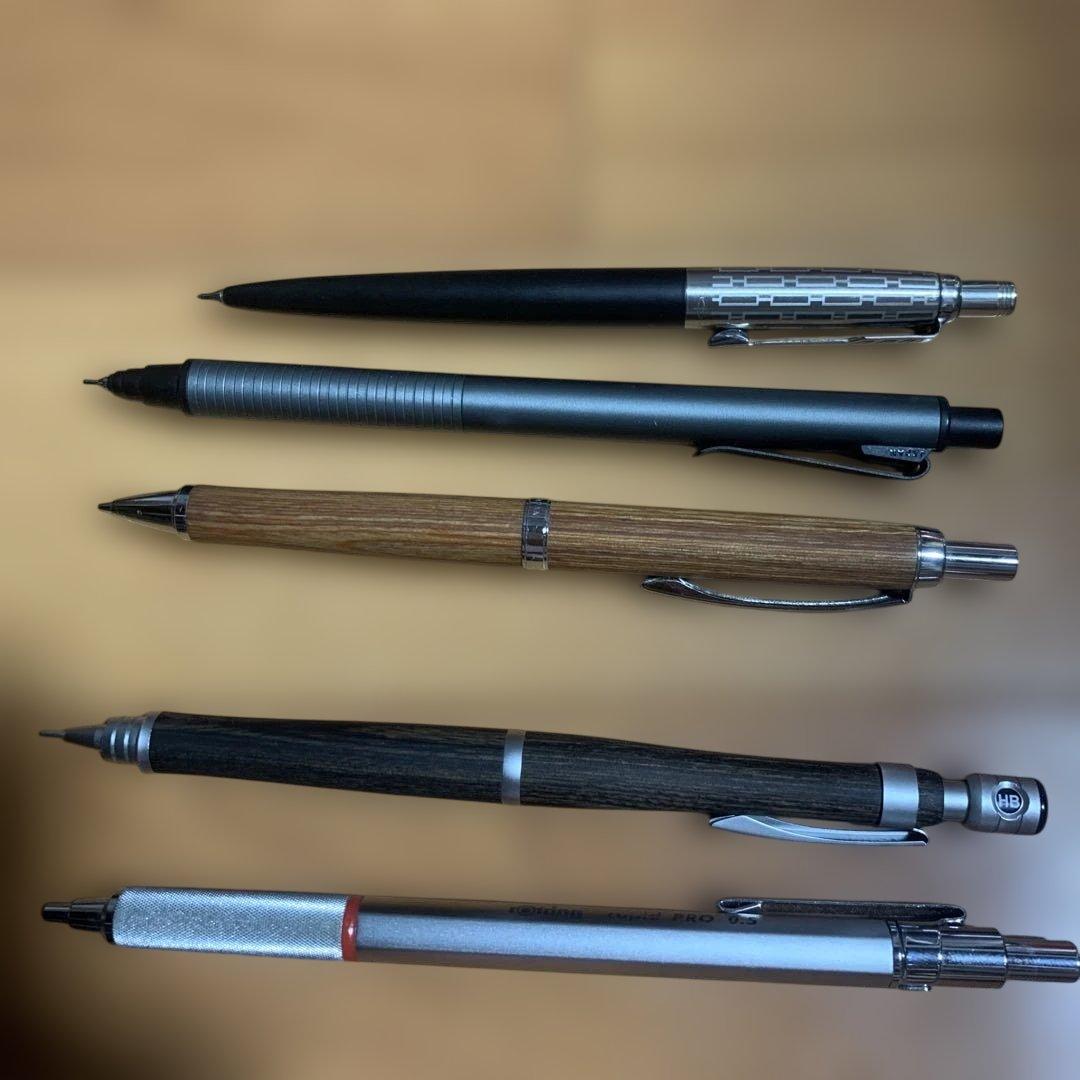 シャープペンシルセット 木製・金属製