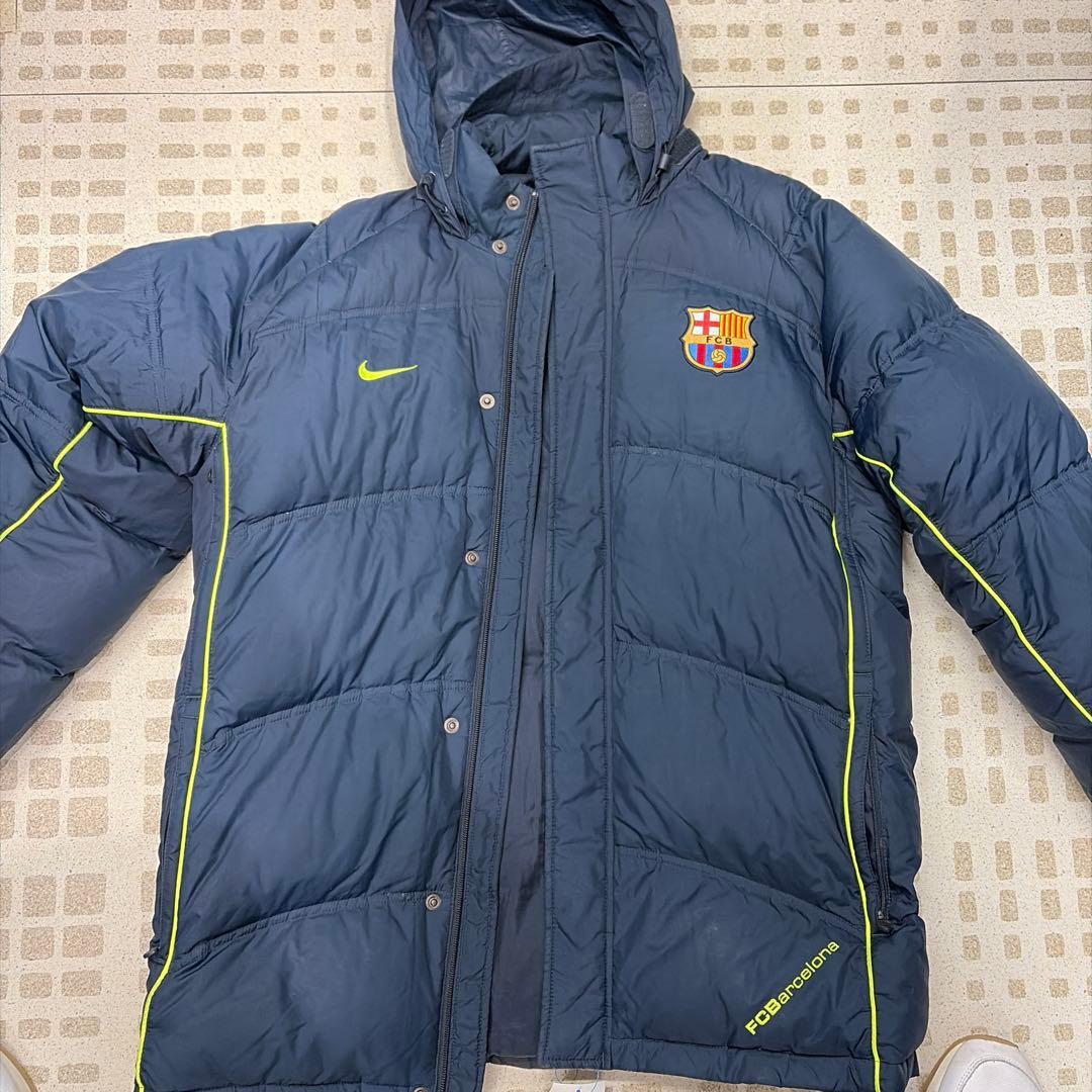 Nike FC Barcelona フード付きダウンジャケット M