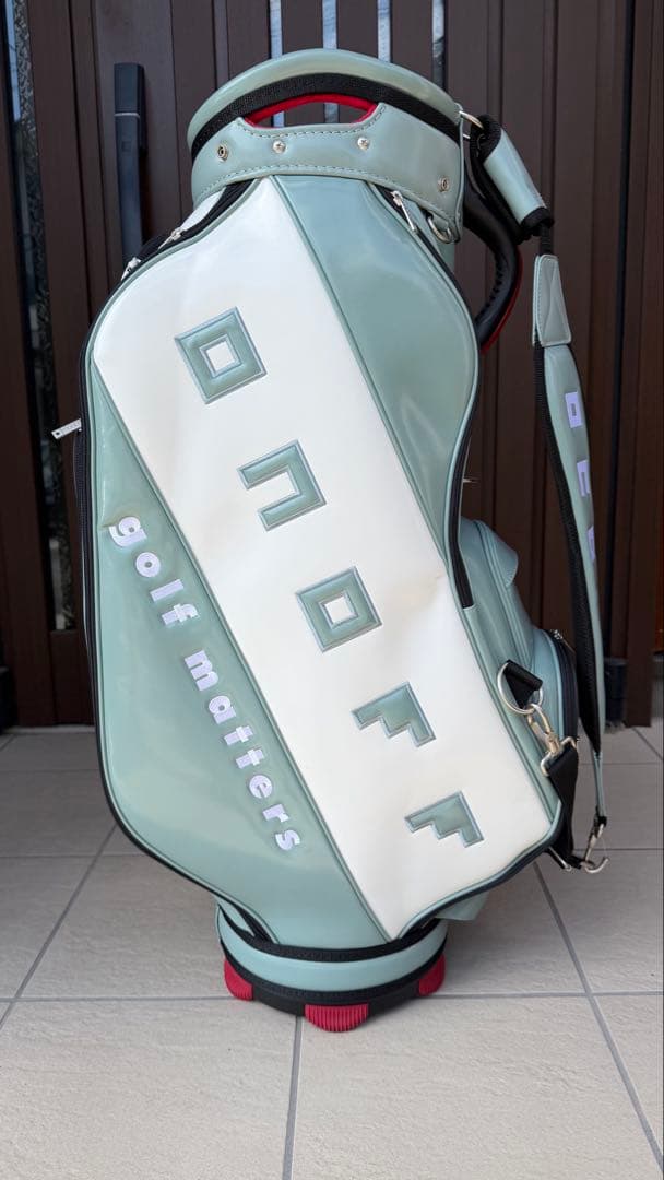 ★ほぼ新品★ONOFF プロレプリカキャディバッグOB0926/ミントグリーン