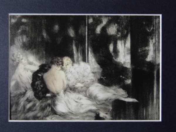 ルイ・イカール・アールデコ/予感、希少な限定版額装用画集より、新品高級額装付