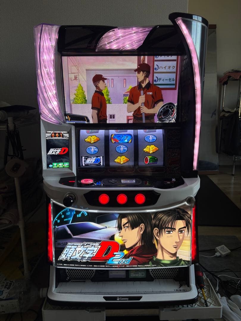 パチスロ　実機　頭文字D 2nd 不要機付き