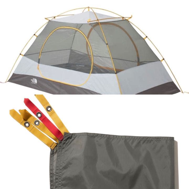 the north face stormbreak2 フットプリント付き