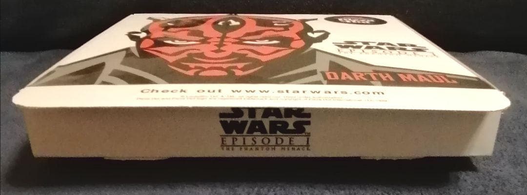 star wars darth maul pizza hat box 1999年