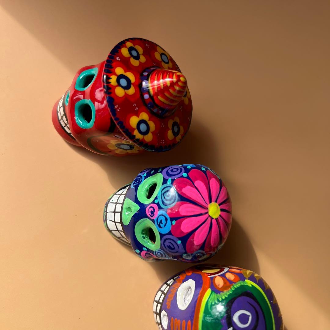 メキシコ　ドクロ　スカル 6個セット