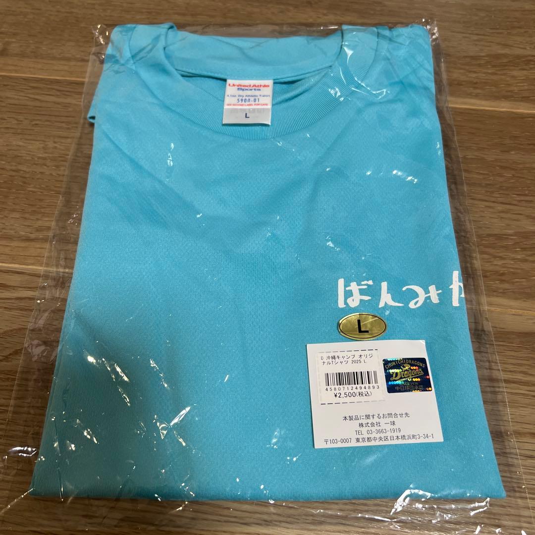 中日ドラゴンズ 沖縄キャンプTシャツ 2025年　Ｌサイズ