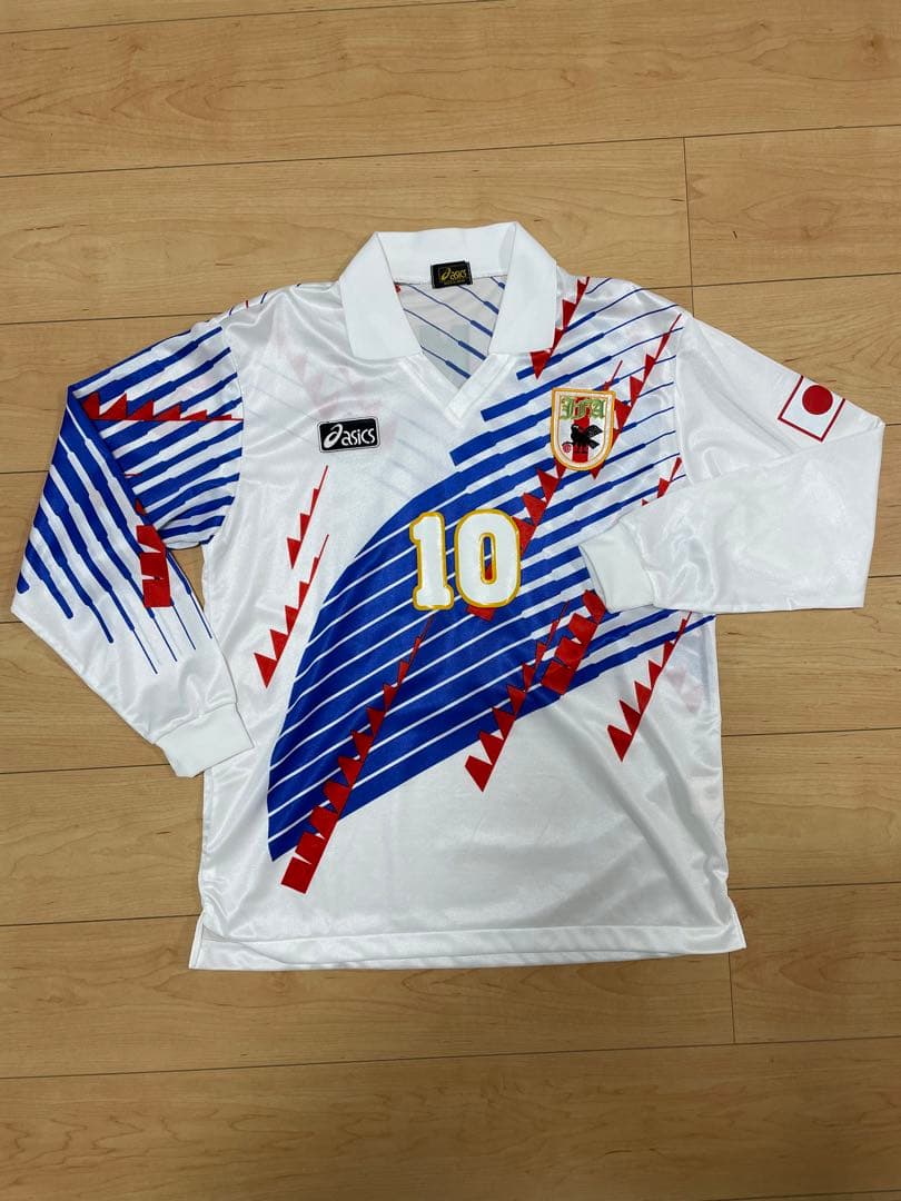 日本代表ユニフォーム 1993-94年 アメリカＷ杯予選 ラモス瑠偉 #10 Ｏ