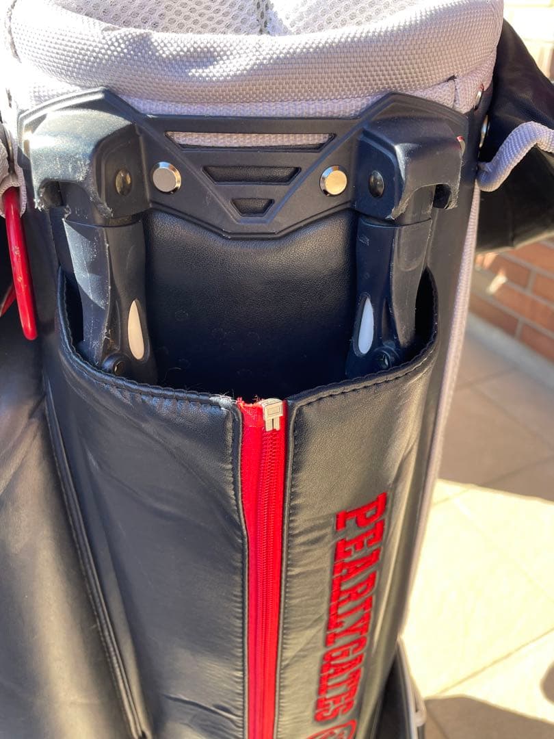 Pearl Gates キャディバッグ ネイビー・レッド