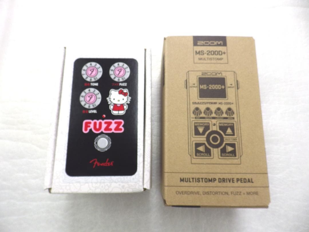 Fender　ハローキティファズ　ブラック　ZOOM　MS-200D+　セット