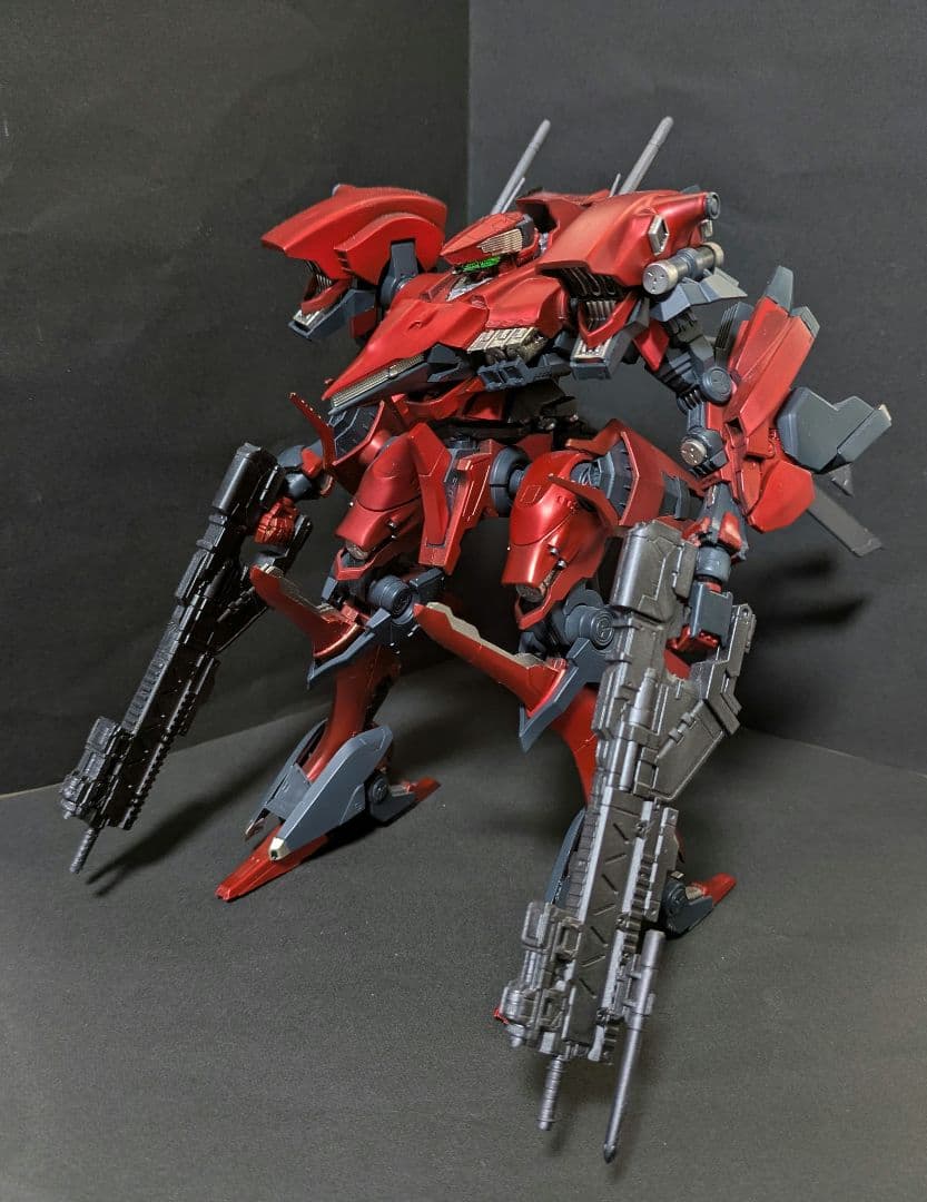 アーマードコア　プラモデル　クラースナヤ　塗装完成品