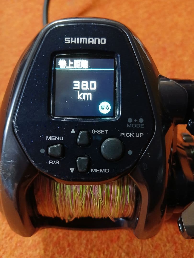22フォースマスター3000 シマノ 巻上距離38.0km pe6号300m付