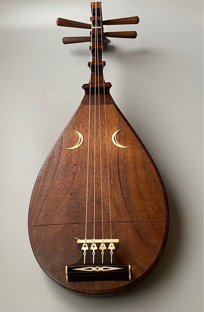 筑前琵琶　撥・架台付属