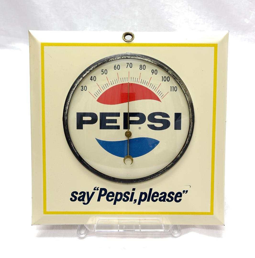 ペプシコーラ温度計 1969 ヴィンテージsay“Pepsi, please”