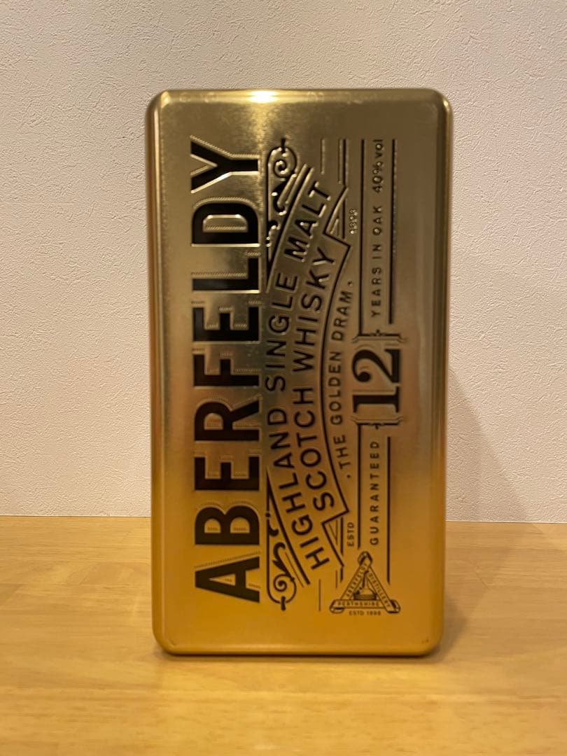 ABERFELDY　アバフェルディ12年　インゴット風金属ケース入り