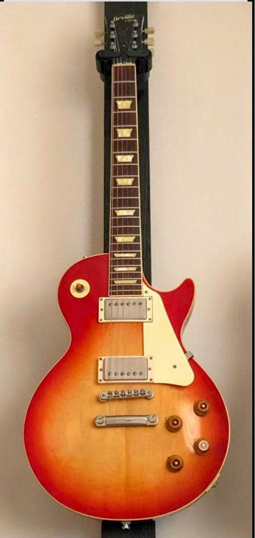 希少 上位機種 無垢 Orville by Gibson LPS-57C 富士弦