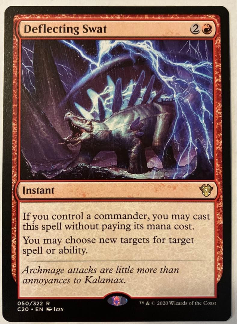 偏向はたき/Deflecting Swat 英語一枚