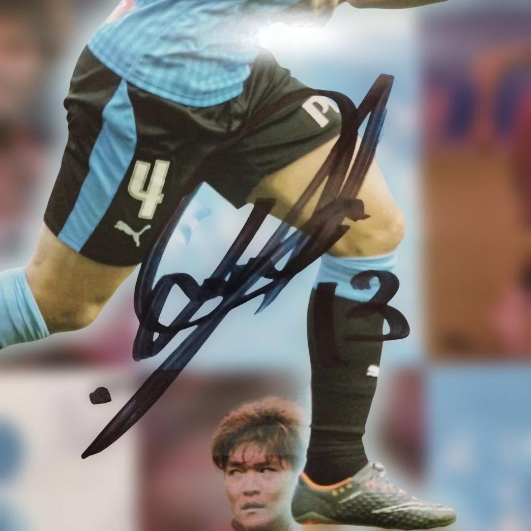 【直筆サイン入り】大久保嘉人　ヴィッセル×フロンターレ