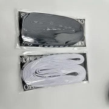 【３セット】パワーアップ靴紐 (黒・長さ1,250mm) サムライムーブギア靴紐