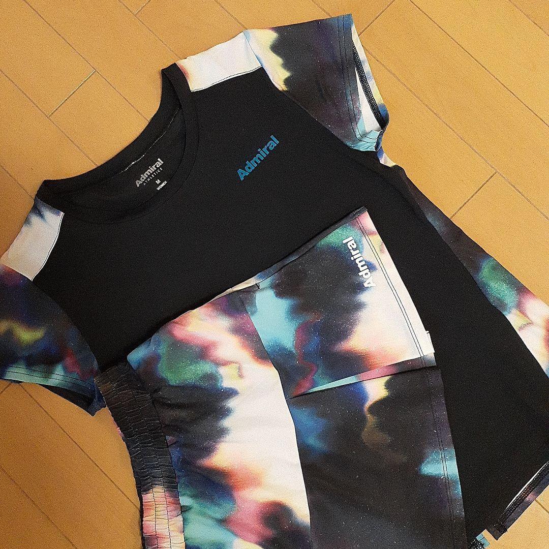 Aiです！Admiral テニスウェアセット ブラック/マルチカラー M