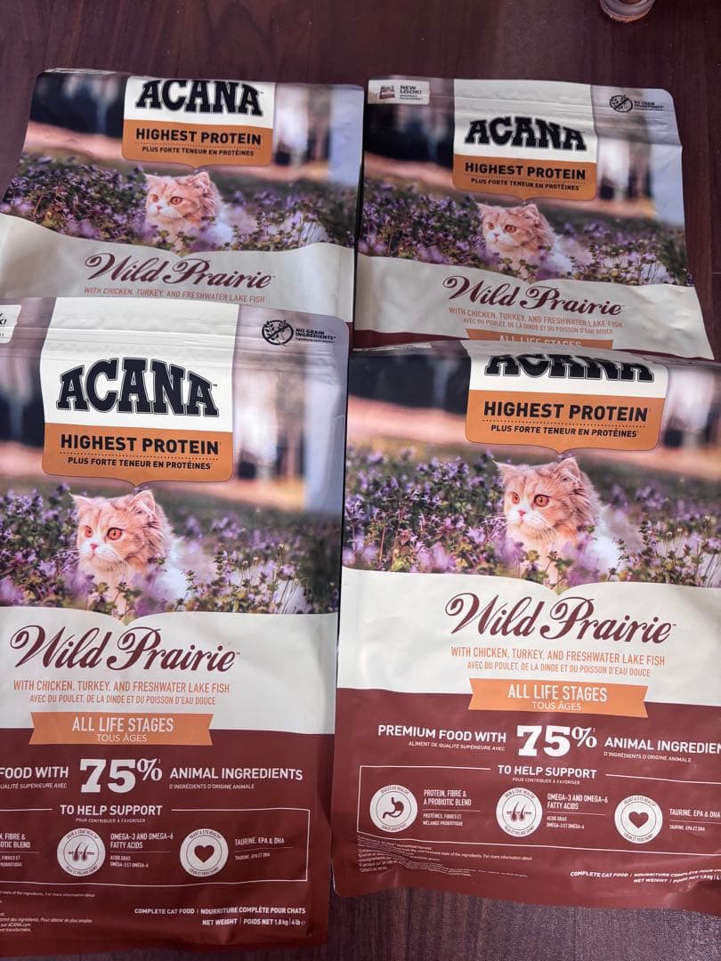ACANA (アカナ) キャットフード ワイルドプレイリーキャット（4袋）