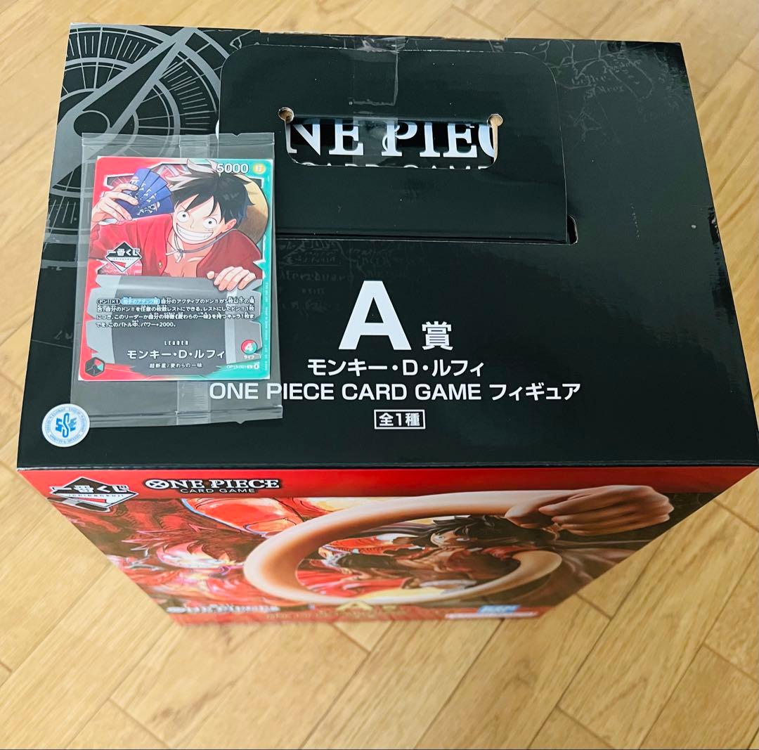 一番くじ　ワンピースカードゲーム　Ａ賞　ルフィ先着20名プロモーションカード付き