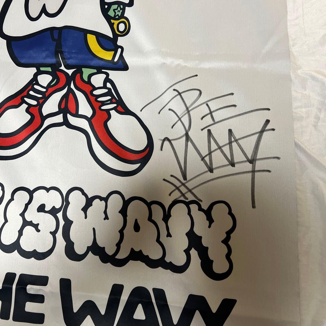 JP THE WAVY フラッグ　サイン入り