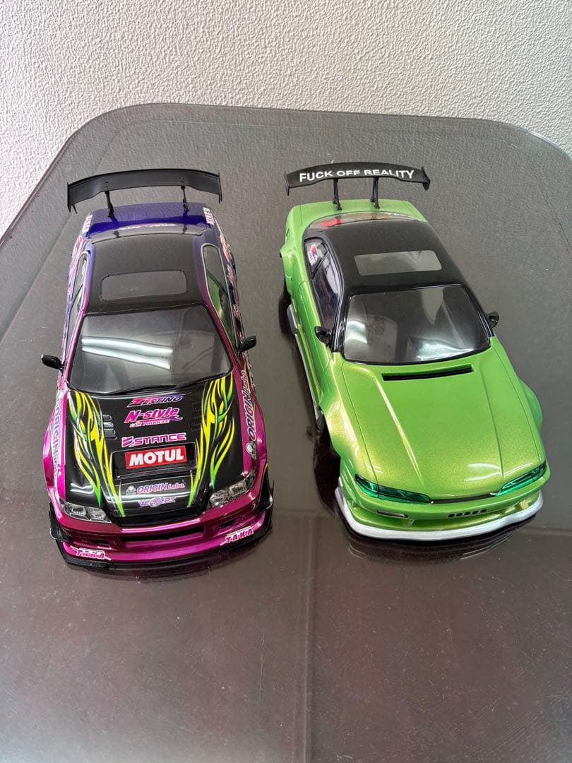 ドリフトラジコン　シャーシ2台　他多数　写真にあるもの全て