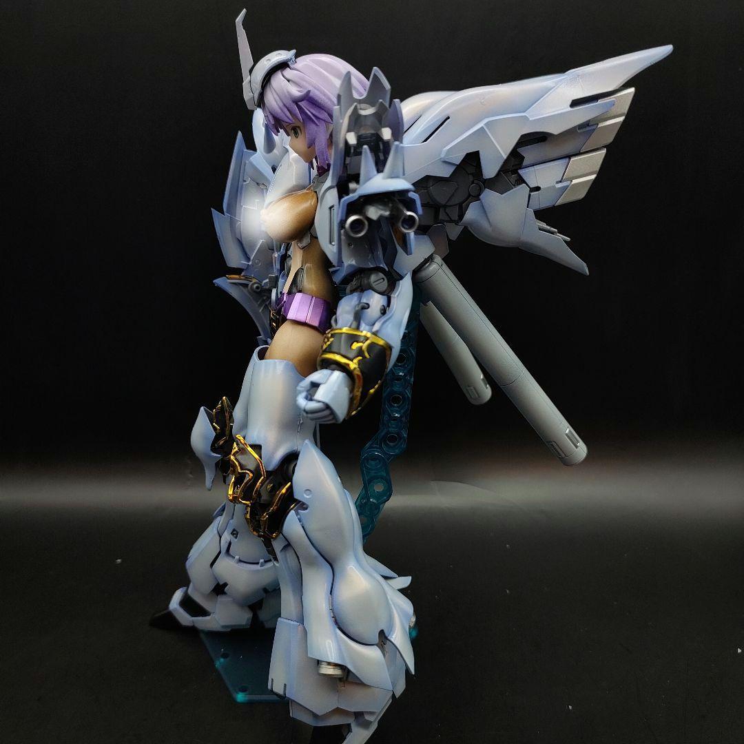 ミキシング塗装完成品　高機動強襲　白銀塗装　美プラ