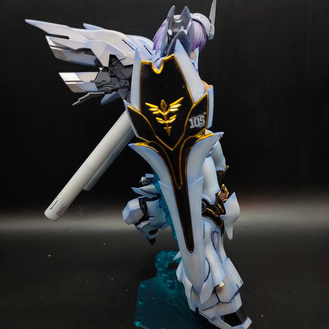 ミキシング塗装完成品　高機動強襲　白銀塗装　美プラ