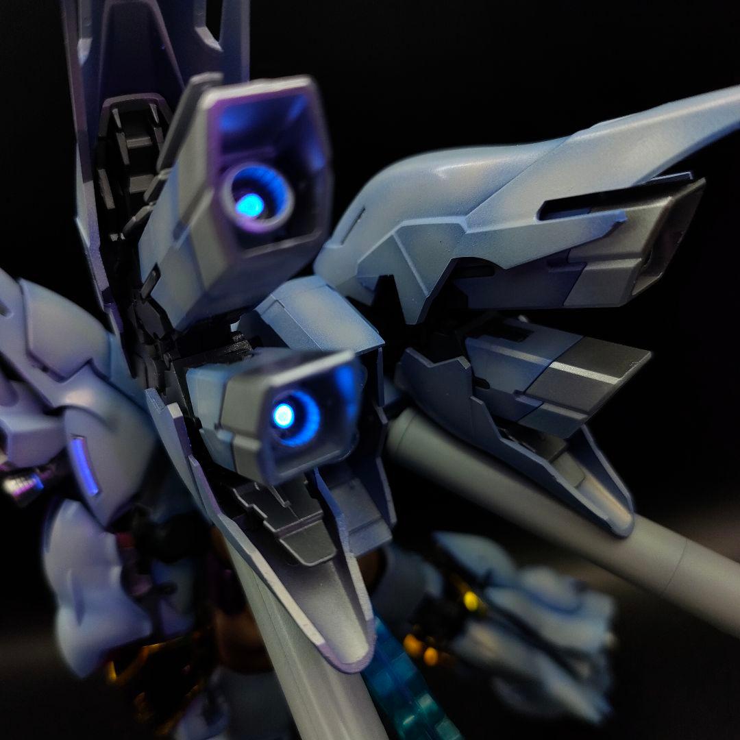 ミキシング塗装完成品　高機動強襲　白銀塗装　美プラ