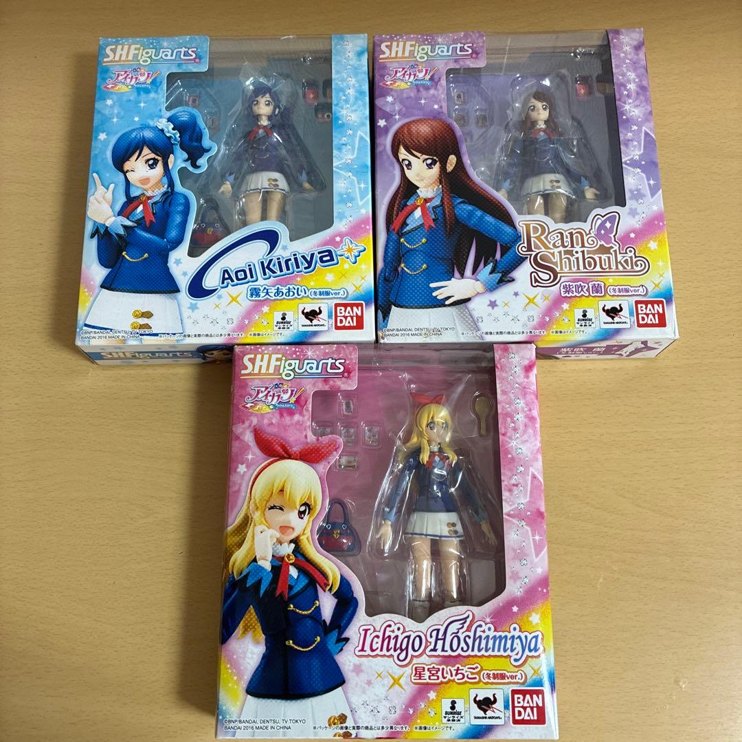 アイカツ S.H.Figuarts 星宮いちご、霧矢あおい 紫吹蘭