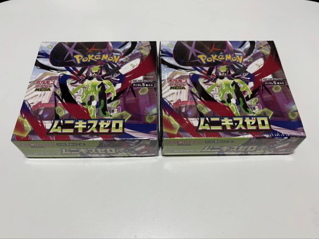 ポケモンカードゲーム　ムニキスゼロ 2BOX シュリンク付き　新品未開封
