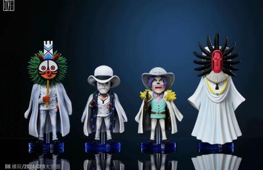 ワンピース DK CP0 スパンダム 4点 ガレージキット ガレキ スタチュー