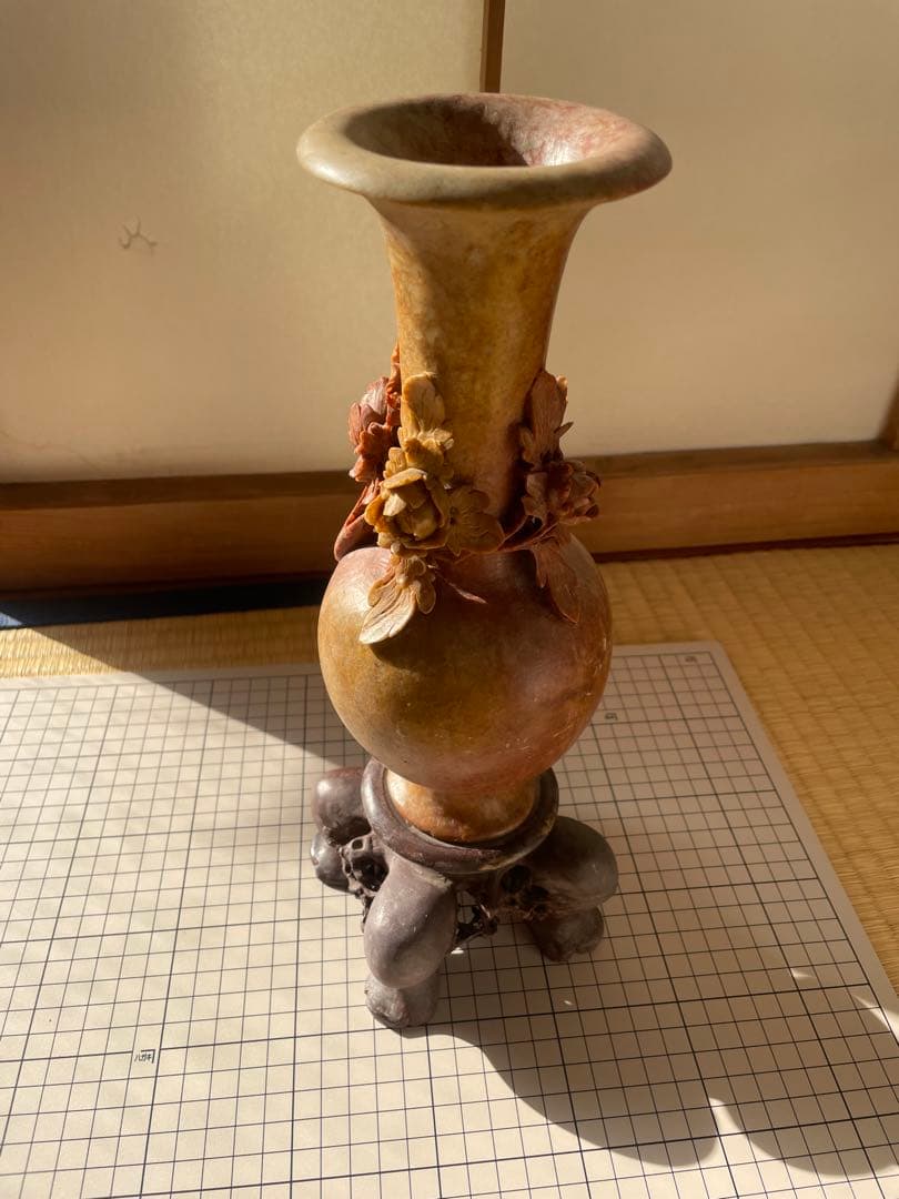 時代 砡製 花瓶 高さ約30㎝