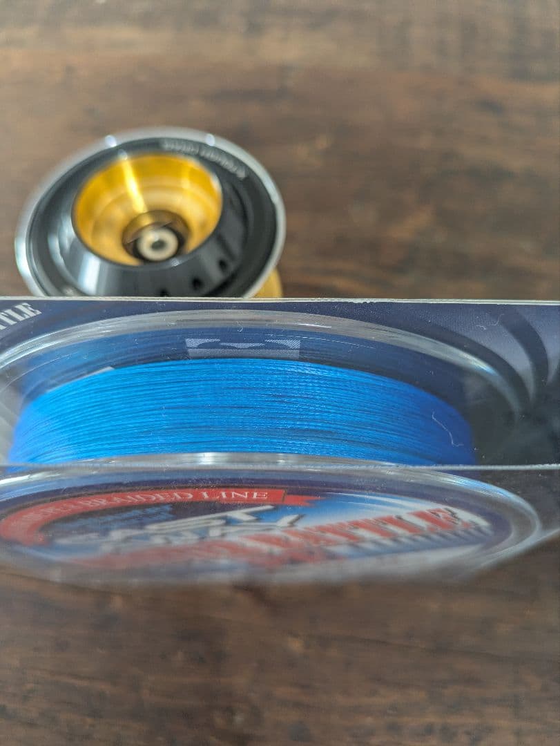 中古シマノ 13ステラ SW18000 純正スプール　 サンライン新品ライン付き