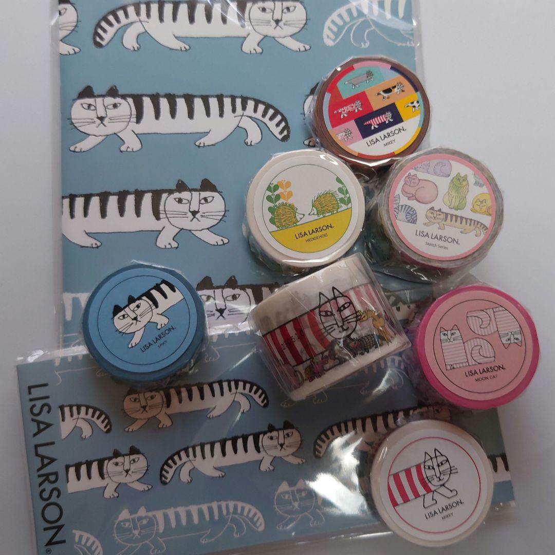 リサラーソン展♪ノート 一筆箋 マスキングテープ 太幅広 展覧会限定 レアＡ