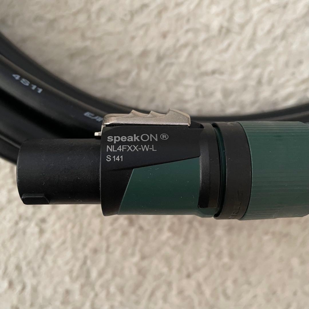 スピーカーケーブル CANARE 4S11 スピコン約10m2本セット