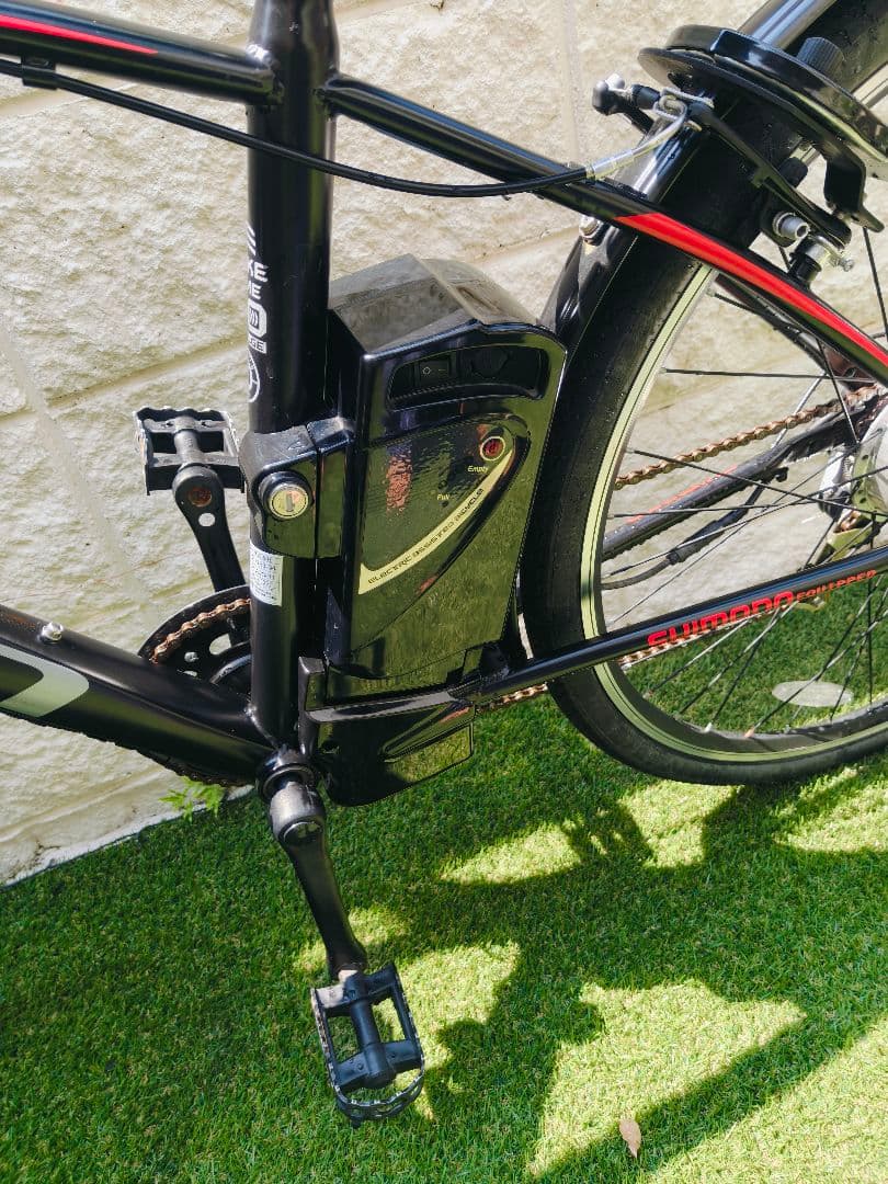 Fujin 電動自転車 26インチ 黒/赤