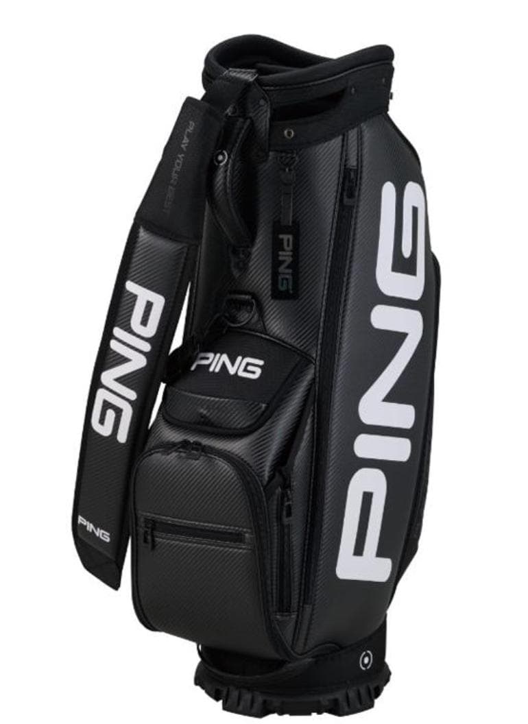 未使用級 PING キャディバッグ 9.5型 TOUR LITE ブラック