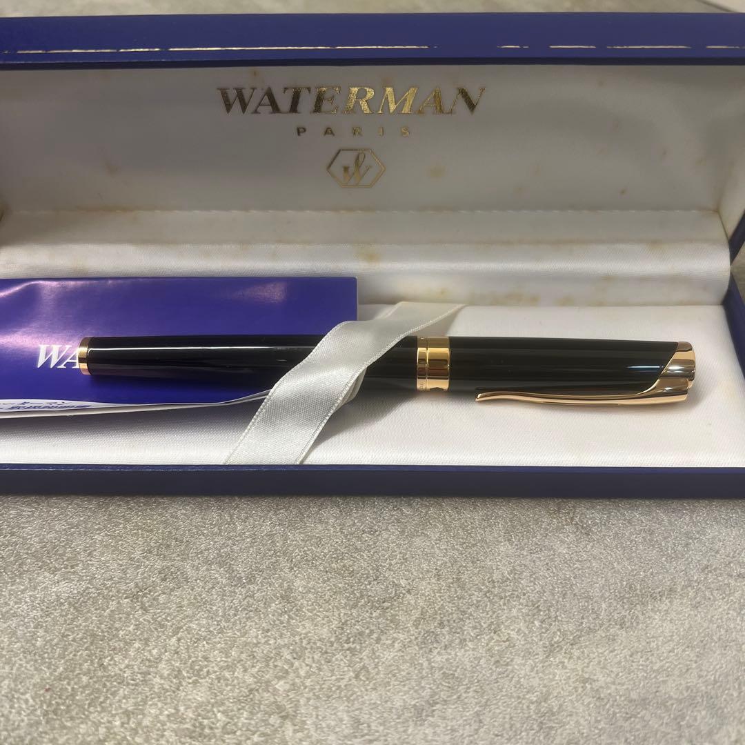 WATERMAN レタロン　ペン先18K 黒 万年筆 フランス製