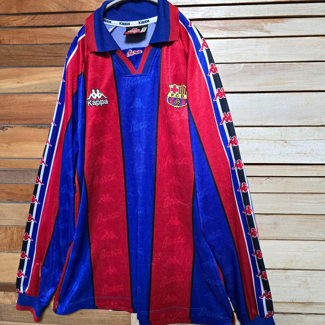 バルセロナ Kappa 長袖 ユニフォーム XLサイズ 希少 ヴィンテージ 古着